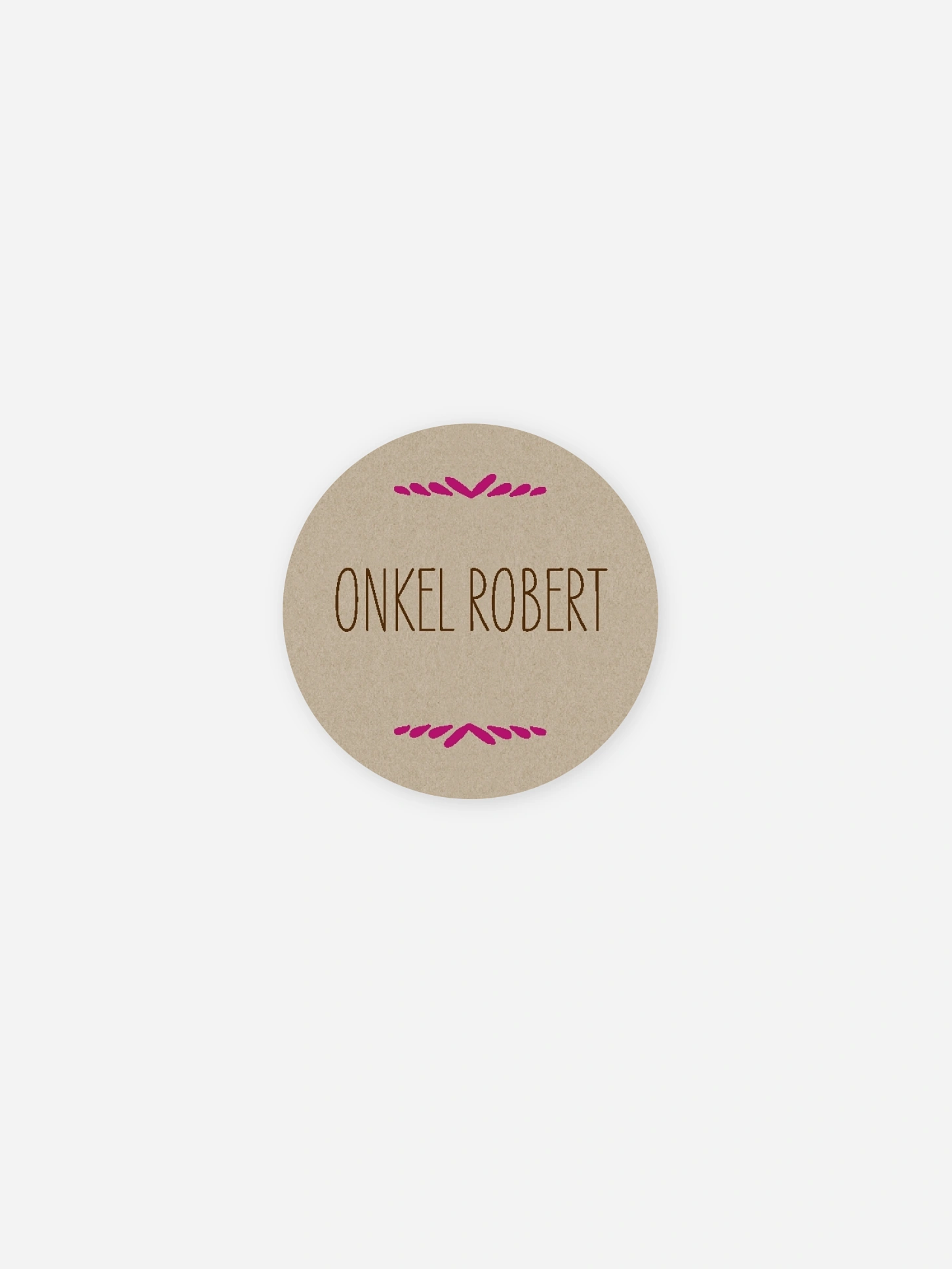 Geschenkaufkleber personalisiert Rustic Love