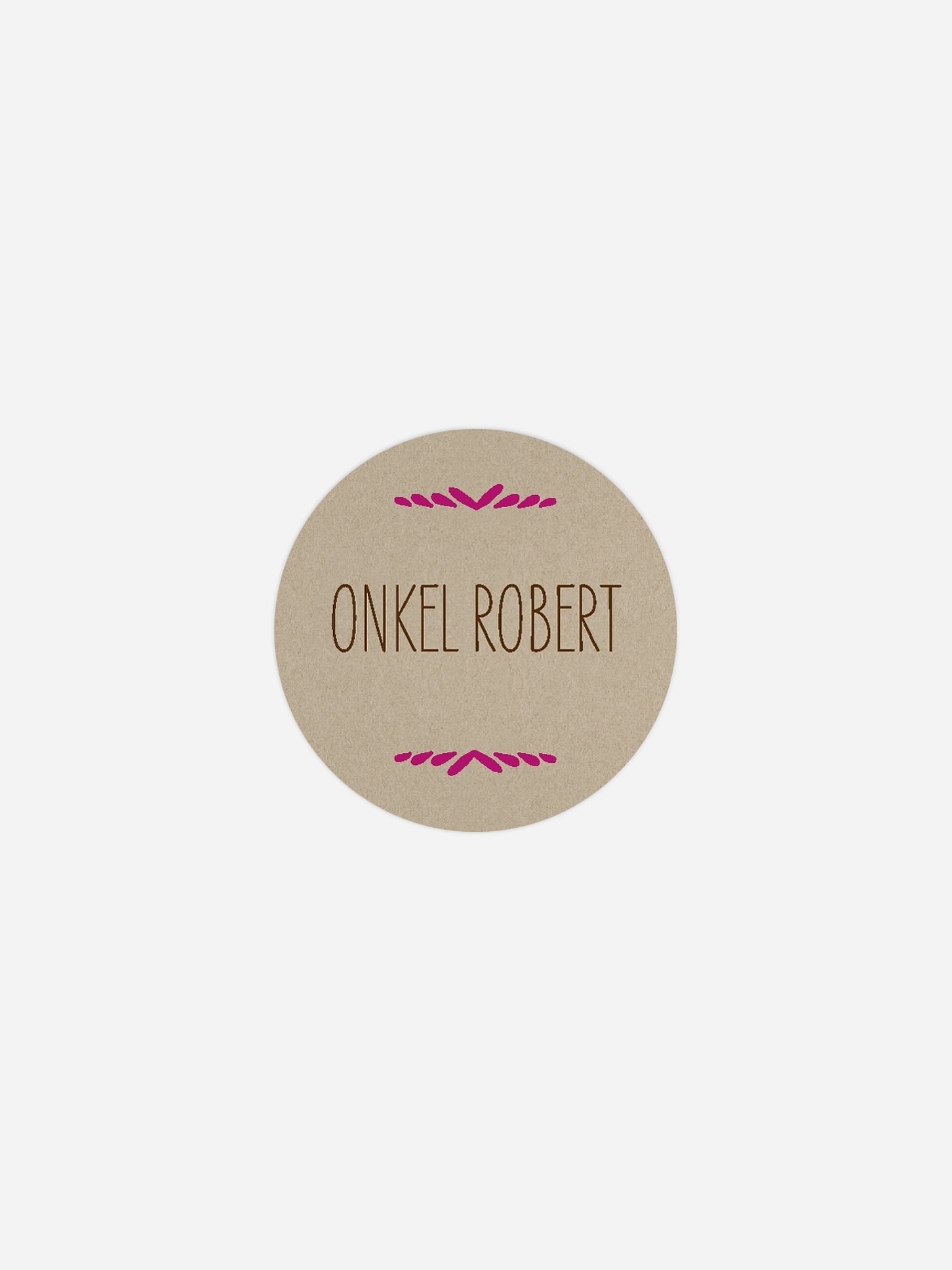 Geschenkaufkleber personalisiert Rustic Love