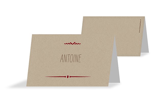 Marque-place mariage Rustic Love