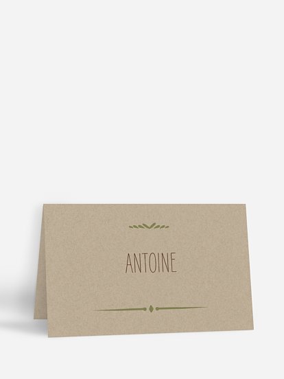 Marque-place mariage Rustic Love