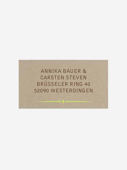 Empfängeraufkleber Party Rustic Love