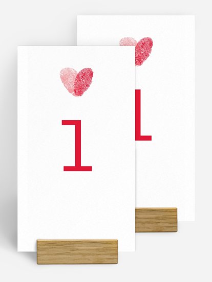 Tischnummer Fingerprint