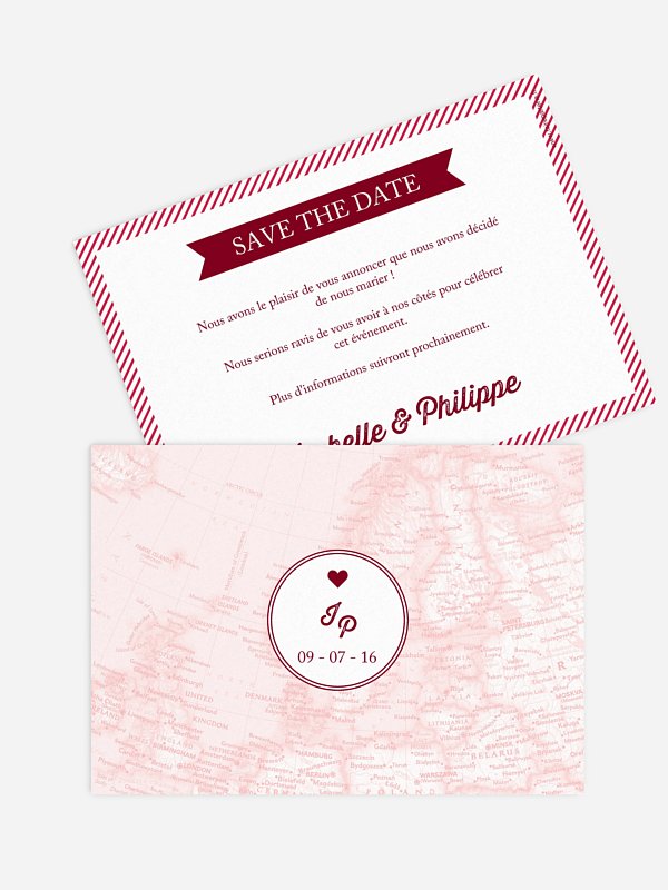 Save the date Billet d'avion