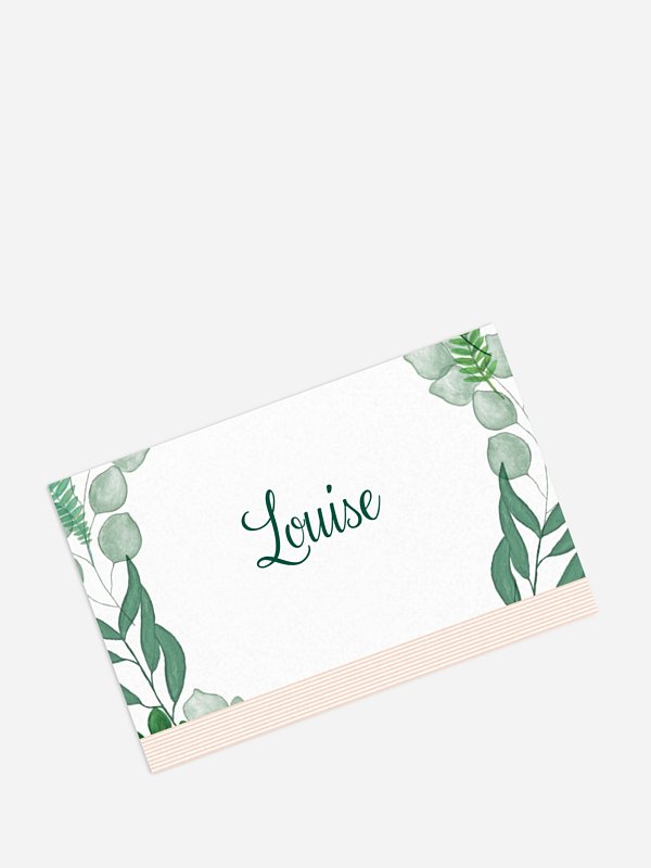Marque Place Mariage Greenery