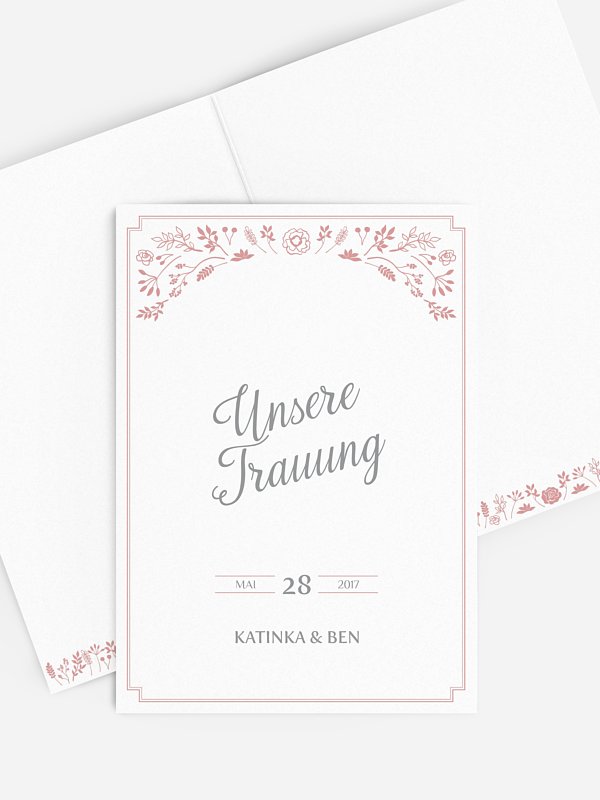 Kirchenheft Hochzeit Romantic Vintage