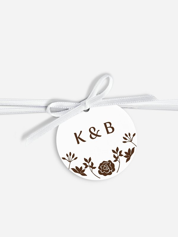 Anhänger mit Band zur Hochzeit Romantic Vintage