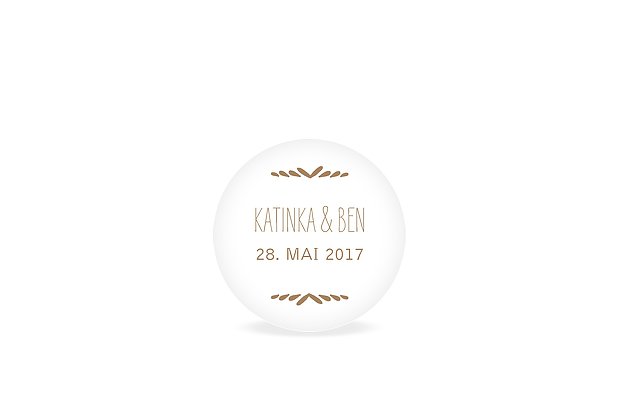 Geschenkaufkleber Hochzeit Rustic Love für Kraftpapier