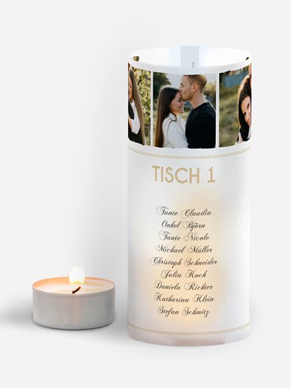 Gruppentischkarte Vintage Photo