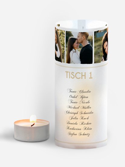 Gruppentischkarte Vintage Photo