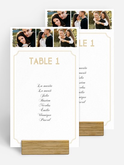 Nom de table mariage Vintage Photo