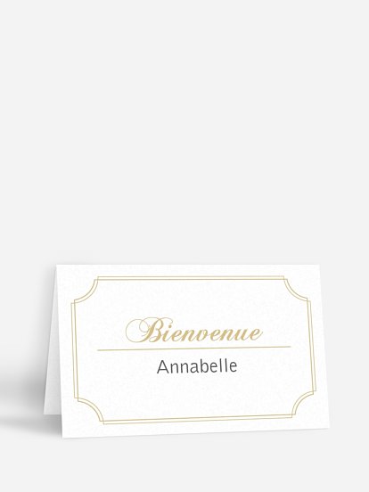 Marque-place mariage Vintage Photo