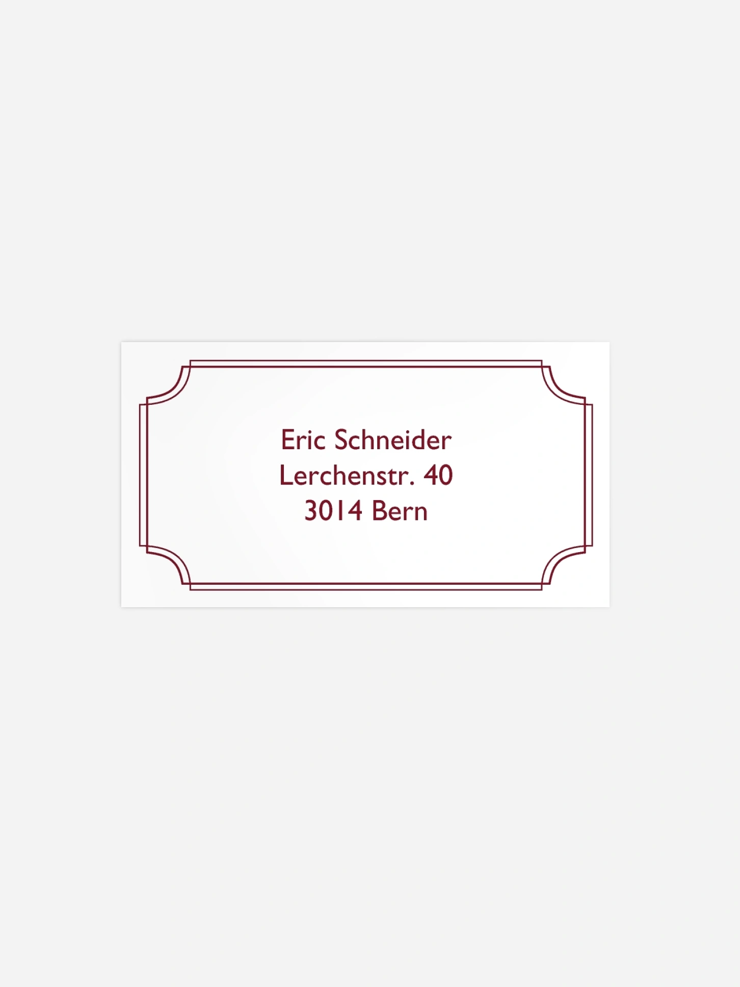 Empfängeraufkleber Geburtstag Vintage Photo