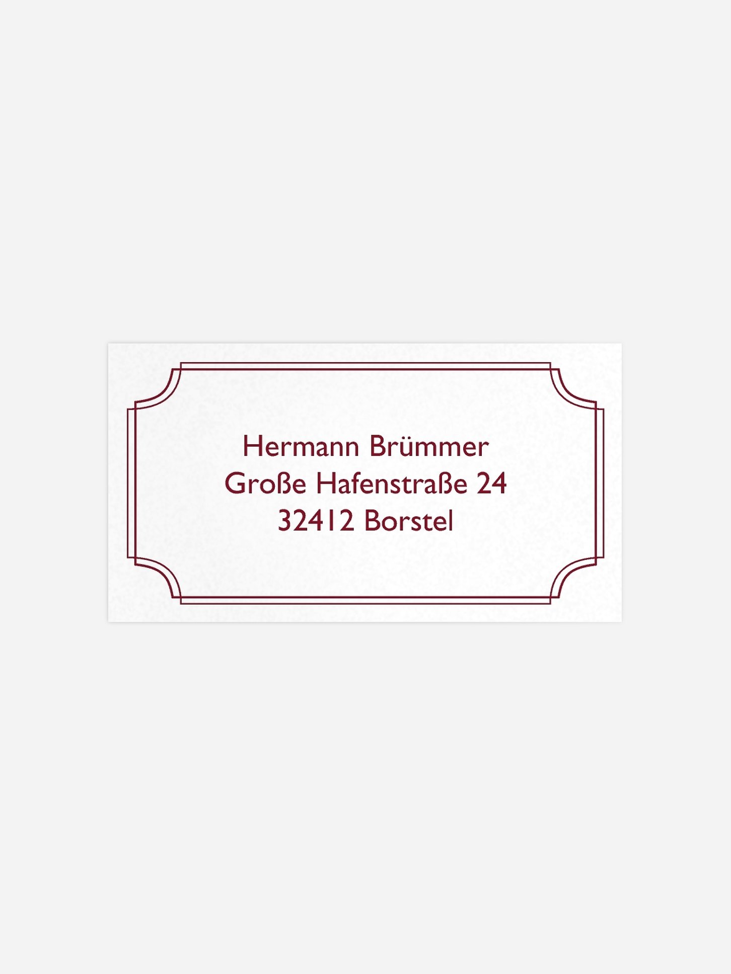 Empfängeraufkleber Geburtstag Vintage Photo