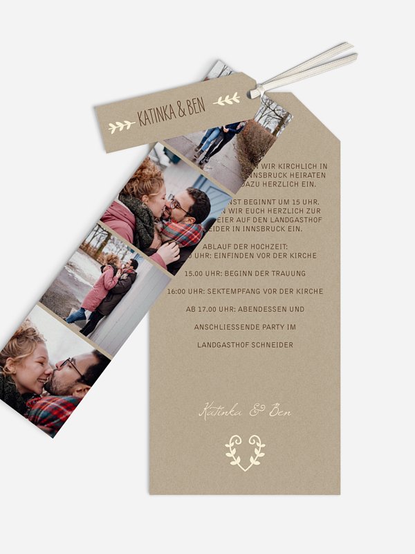 Hochzeitseinladung Rustic Love