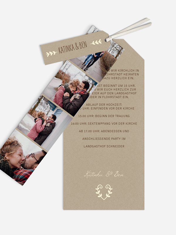 Hochzeitseinladung Rustic Love