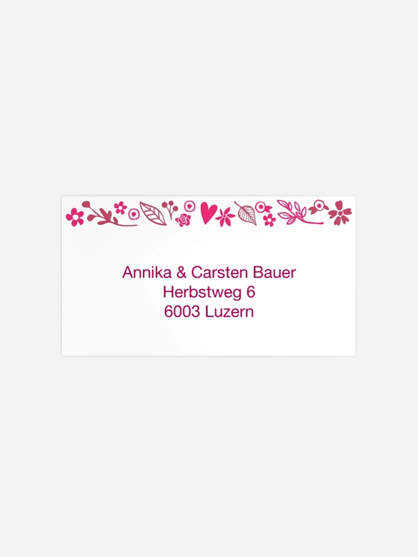 Florale Botschaft
