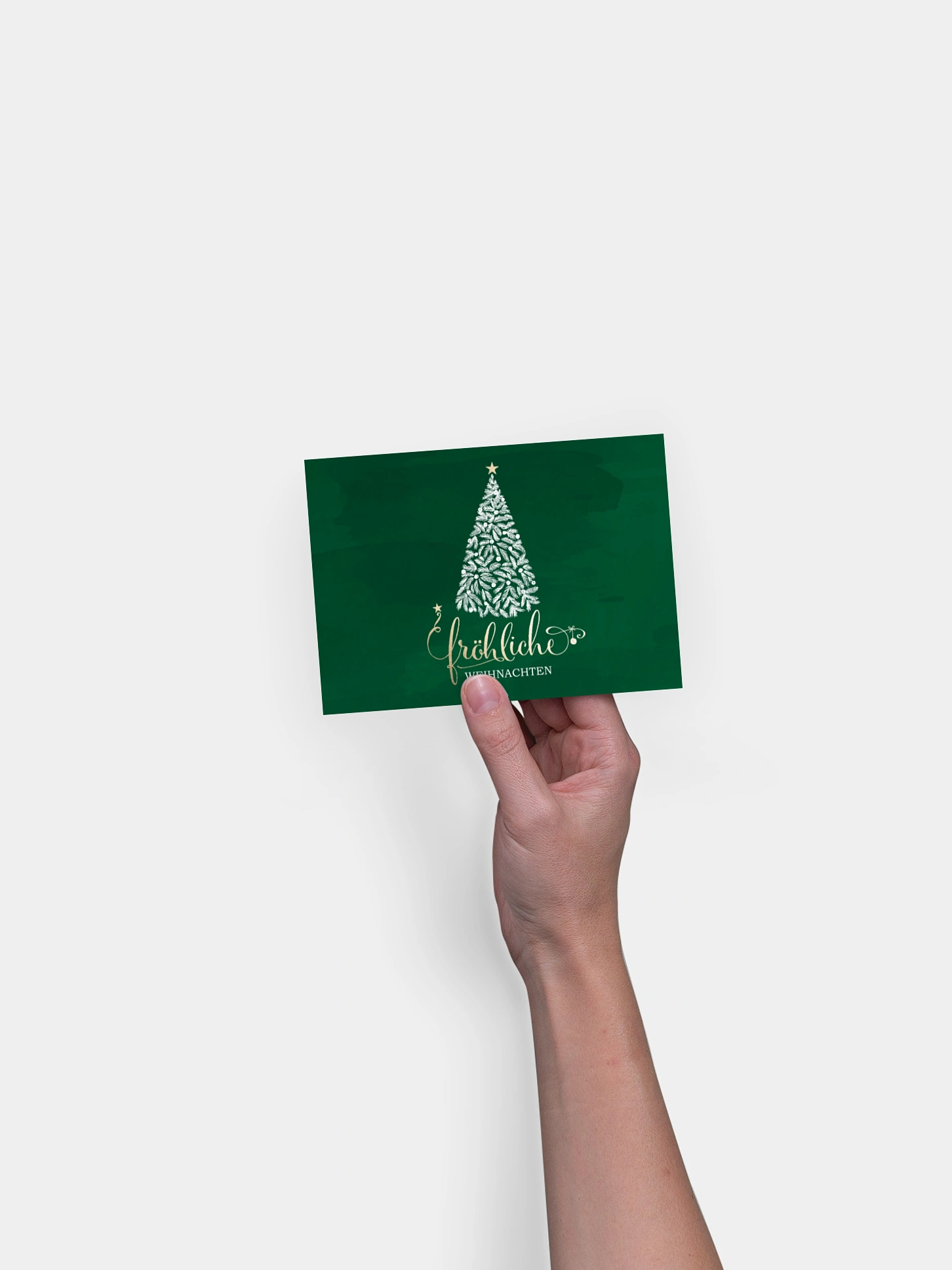 Weihnachtskarte Wunderbaum