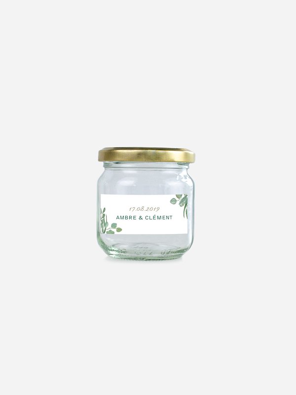 Étiquette cadeau mariage Eucalyptus