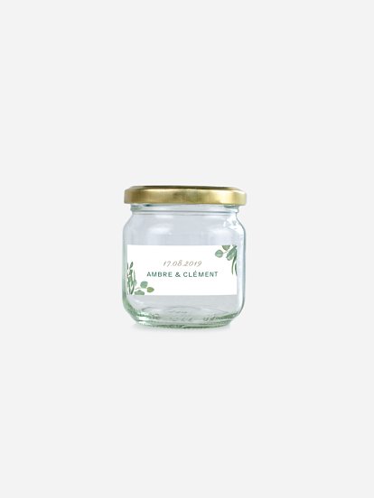 Étiquette cadeau mariage Eucalyptus