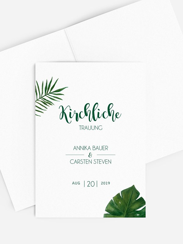 Kirchenheft Hochzeit Jungle Jive