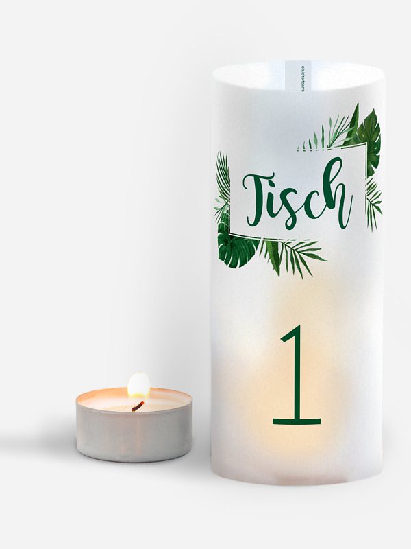 Tischnummer Jungle Jive