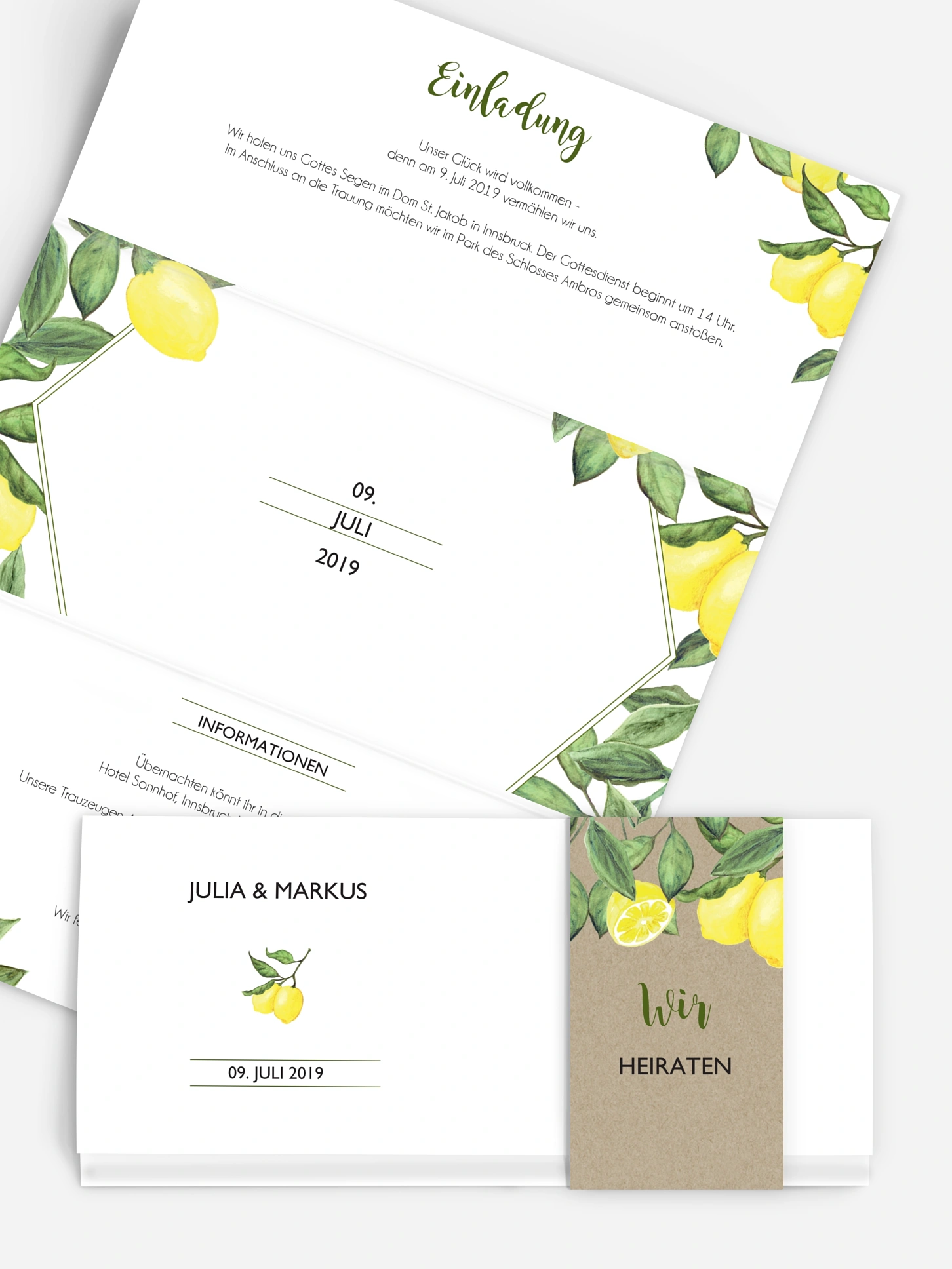 Hochzeitseinladung Amalfi