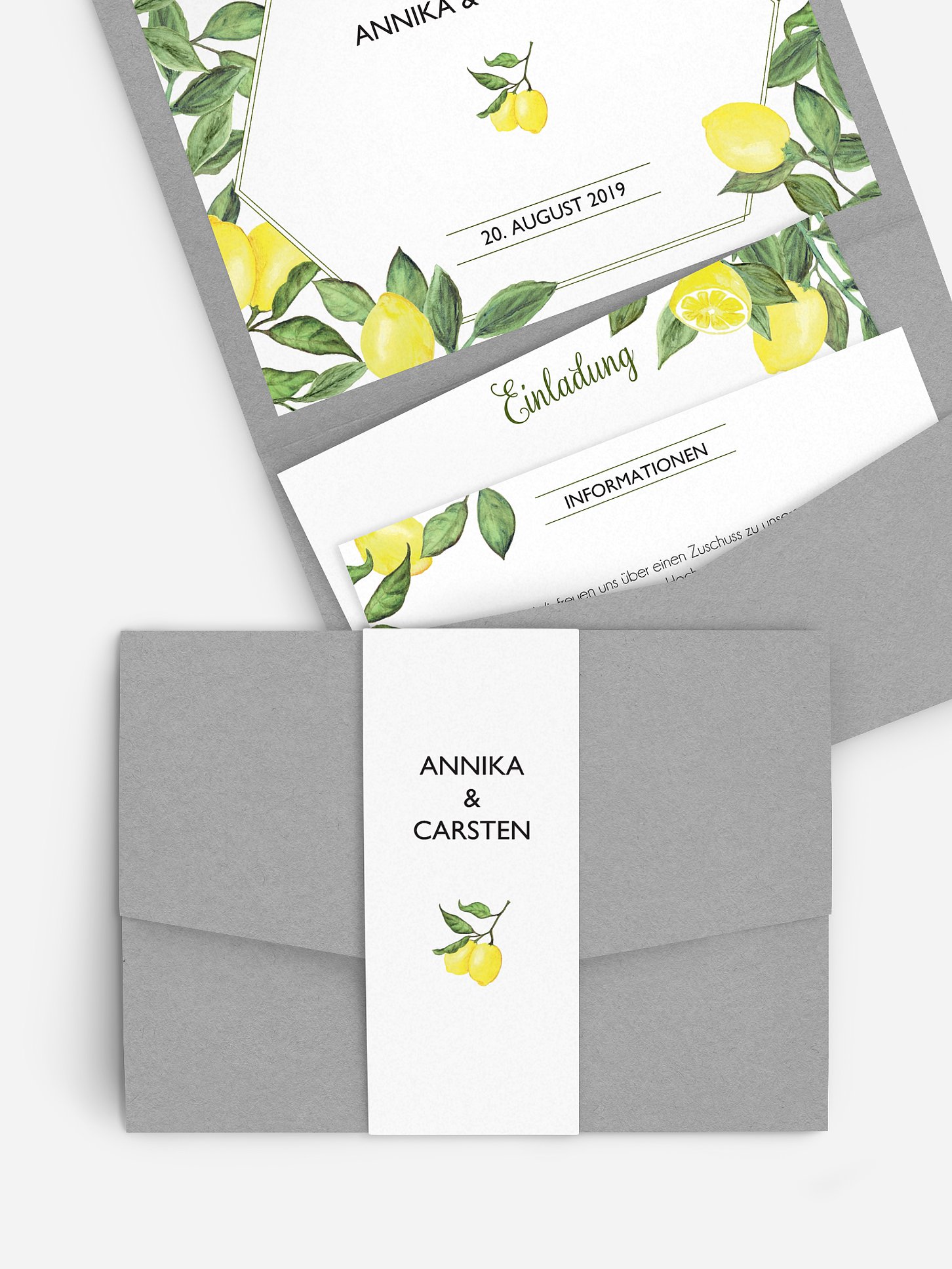 Hochzeitseinladung Amalfi
