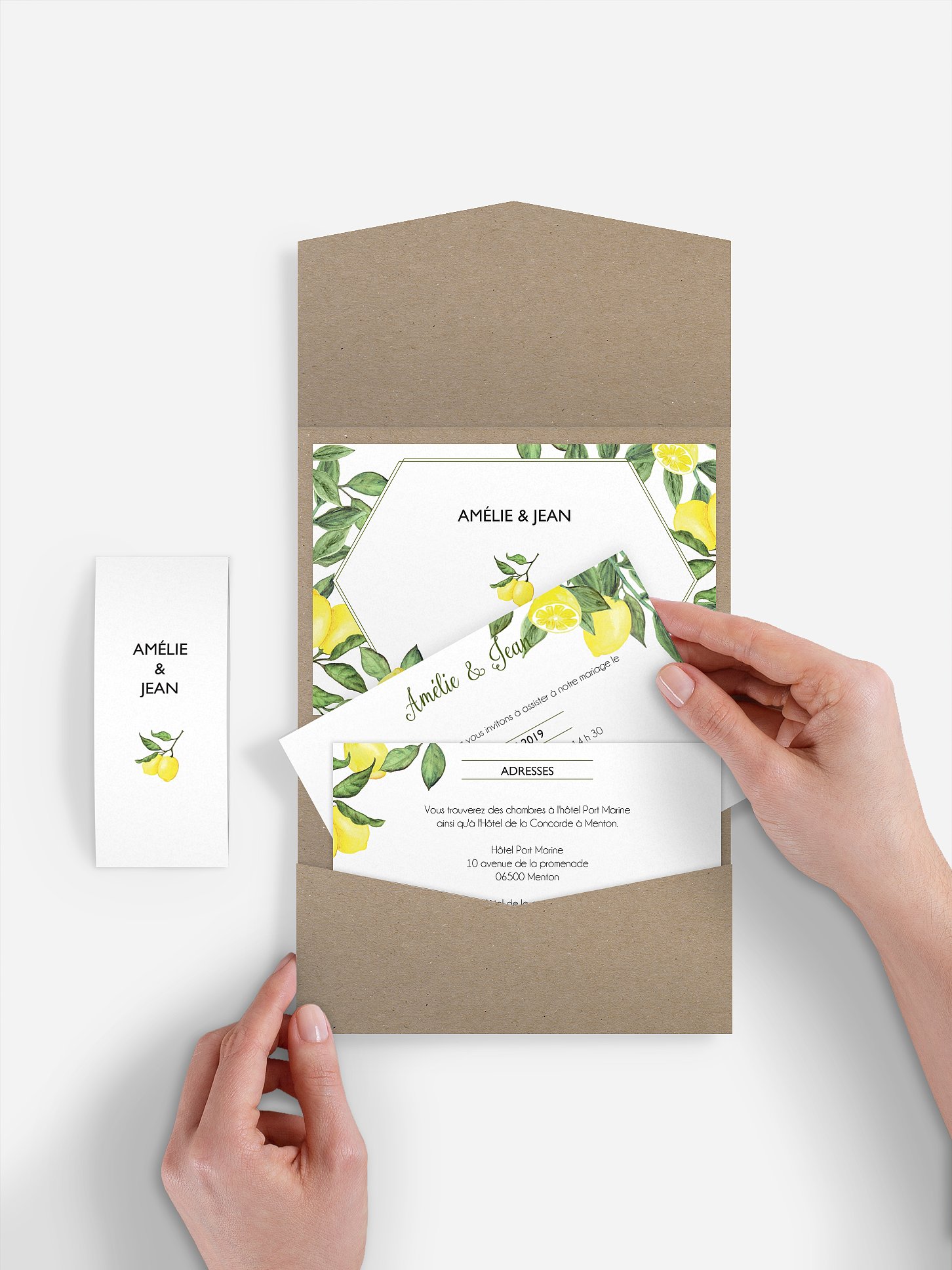 Faire-part mariage Amalfi