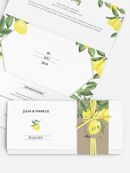 Hochzeitseinladung Amalfi