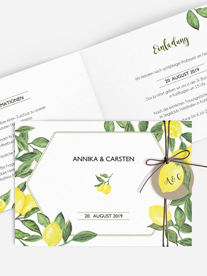 Hochzeitseinladung Amalfi
