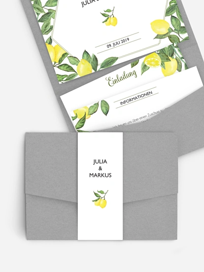 Hochzeitseinladung Amalfi