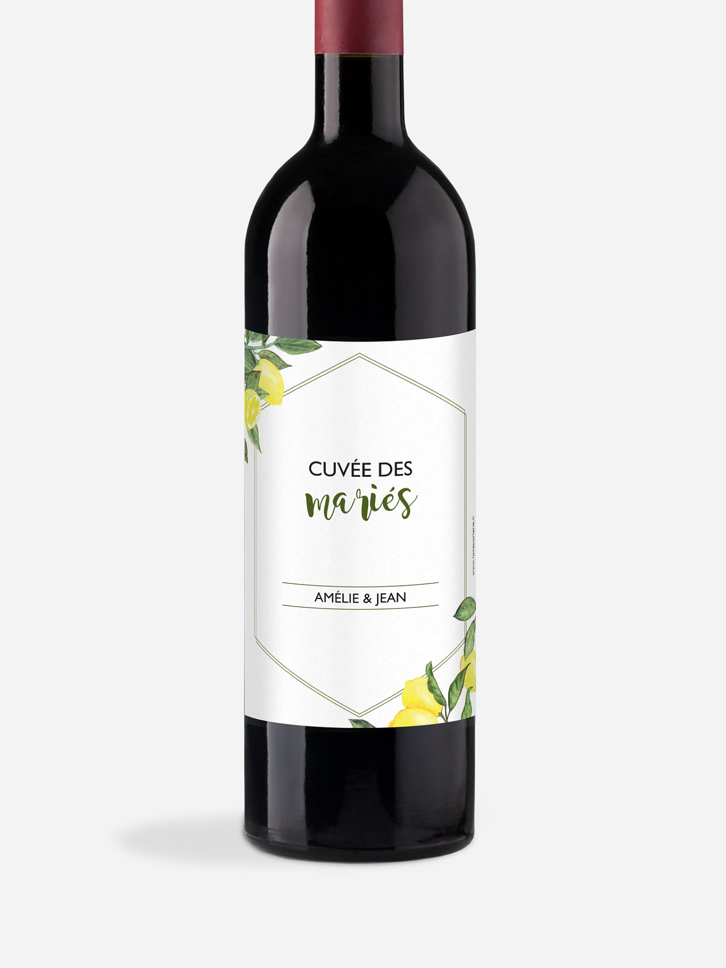 Étiquette bouteille Amalfi