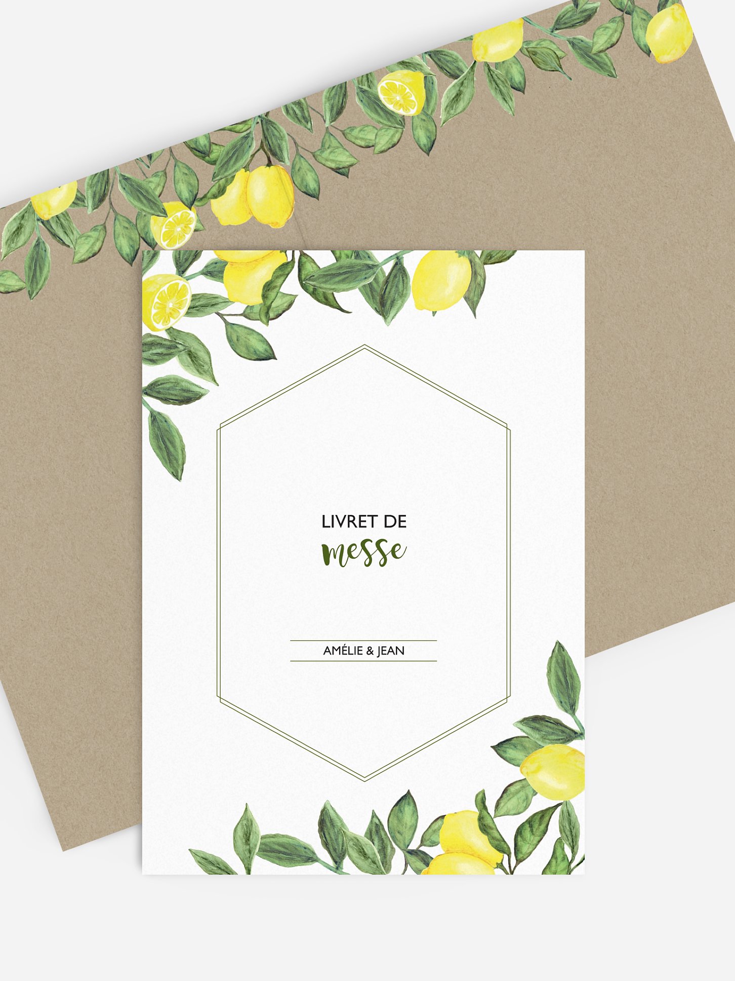 Livret de messe mariage Amalfi