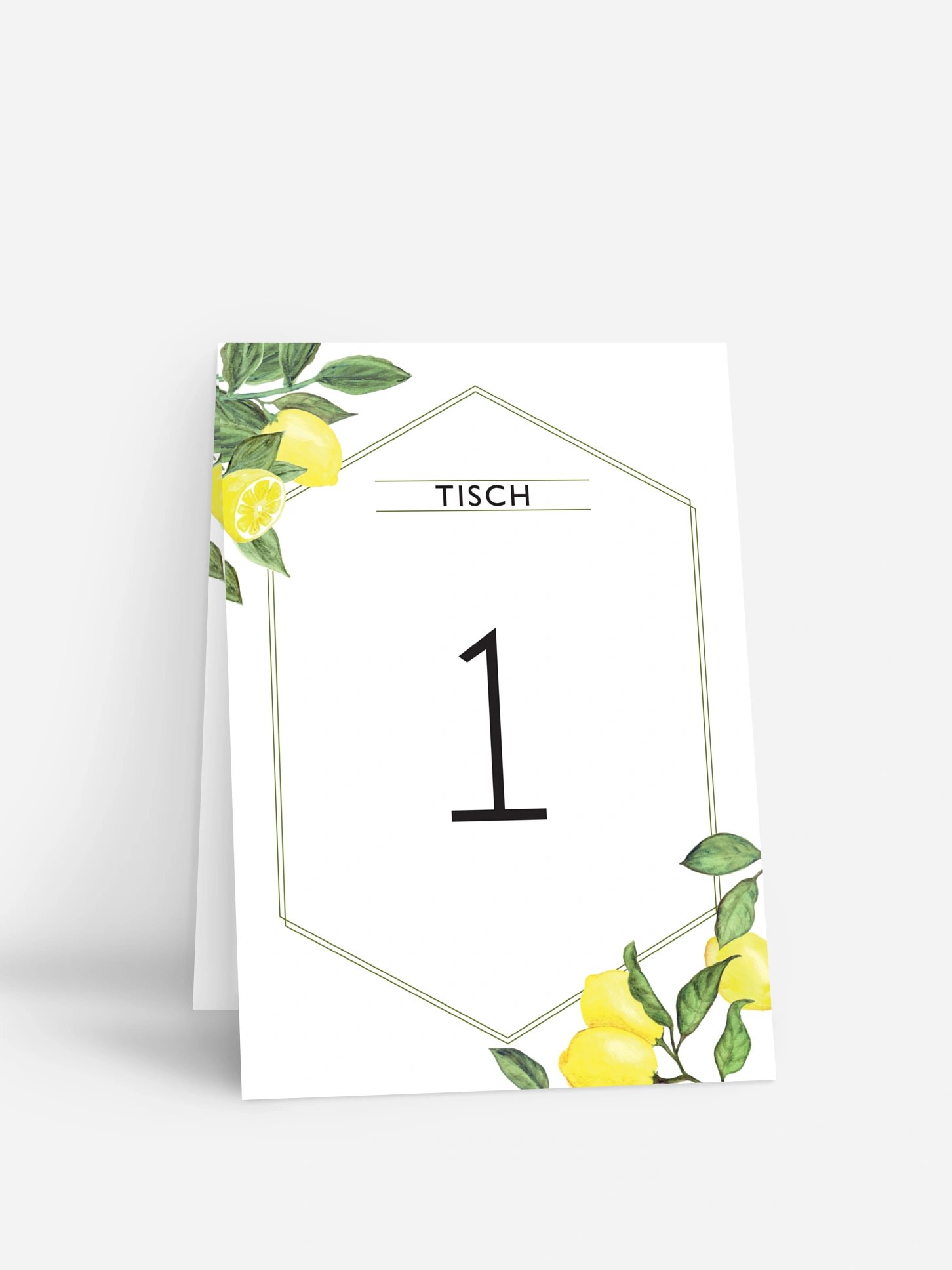 Tischnummer Amalfi