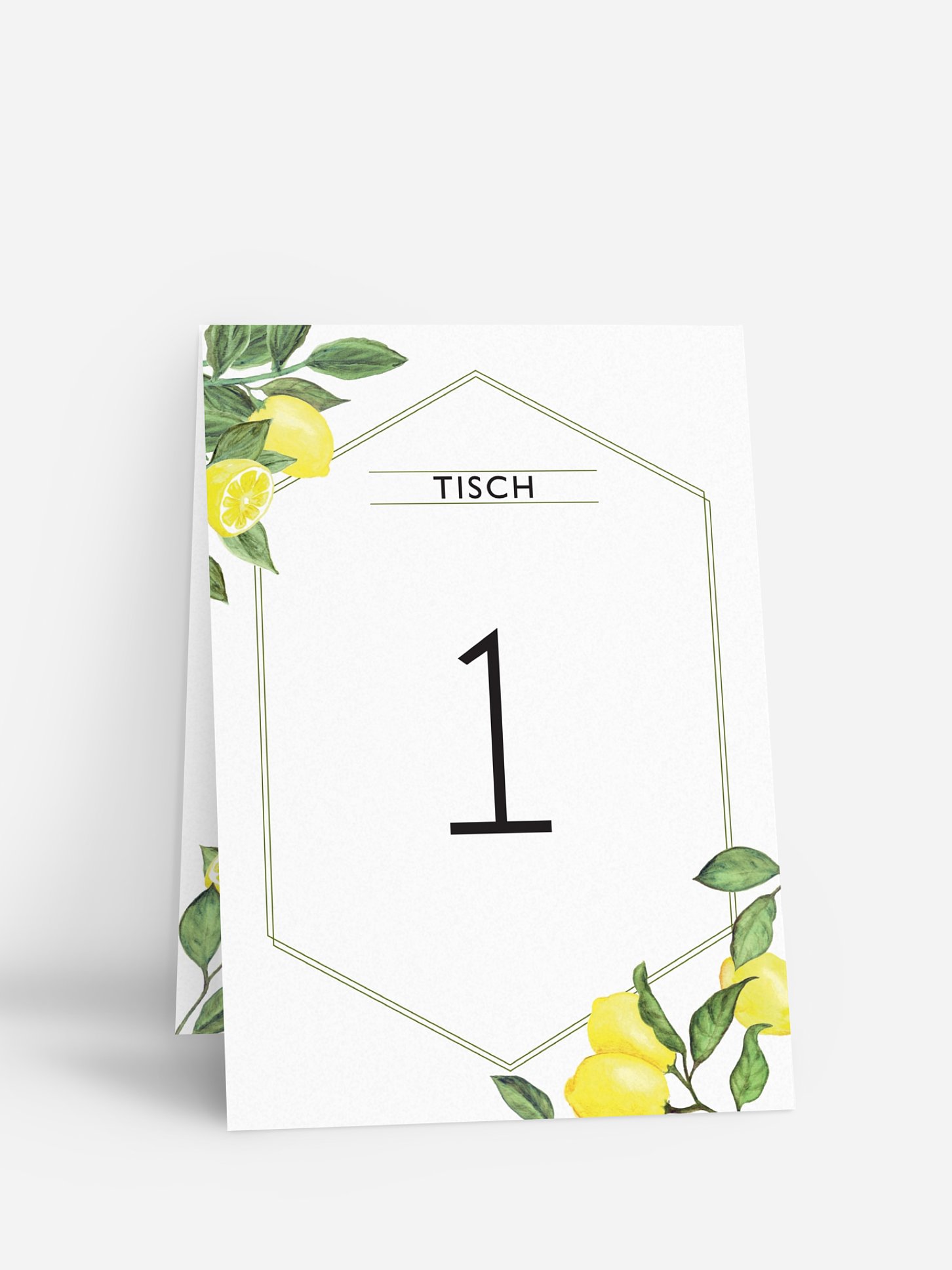Tischnummer Amalfi