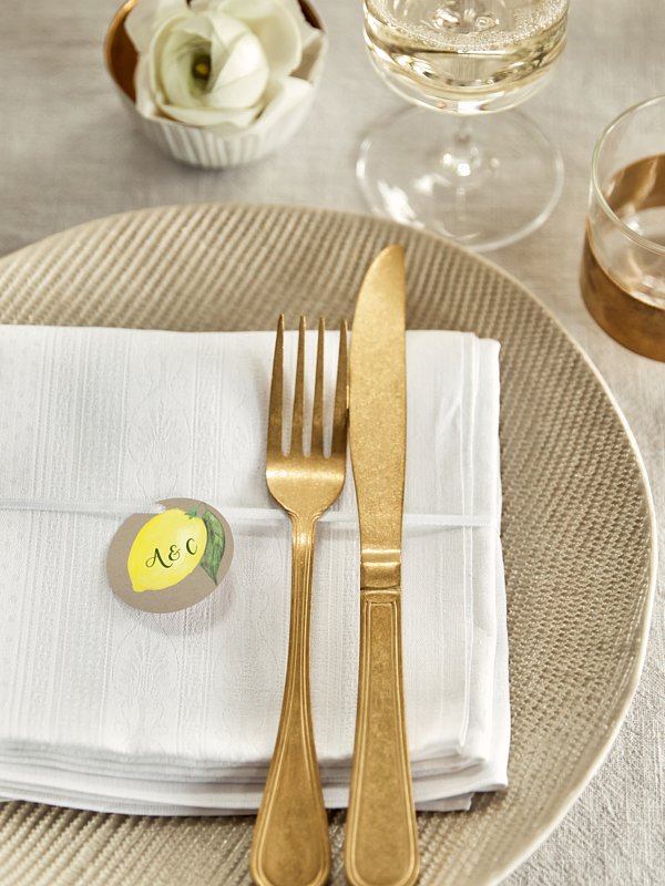 Anhänger mit Band zur Hochzeit Amalfi