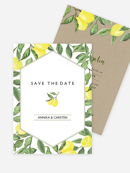 Save-the-Date Karte Amalfi