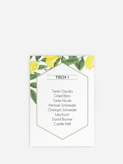 Sitzplan Kreativ Amalfi