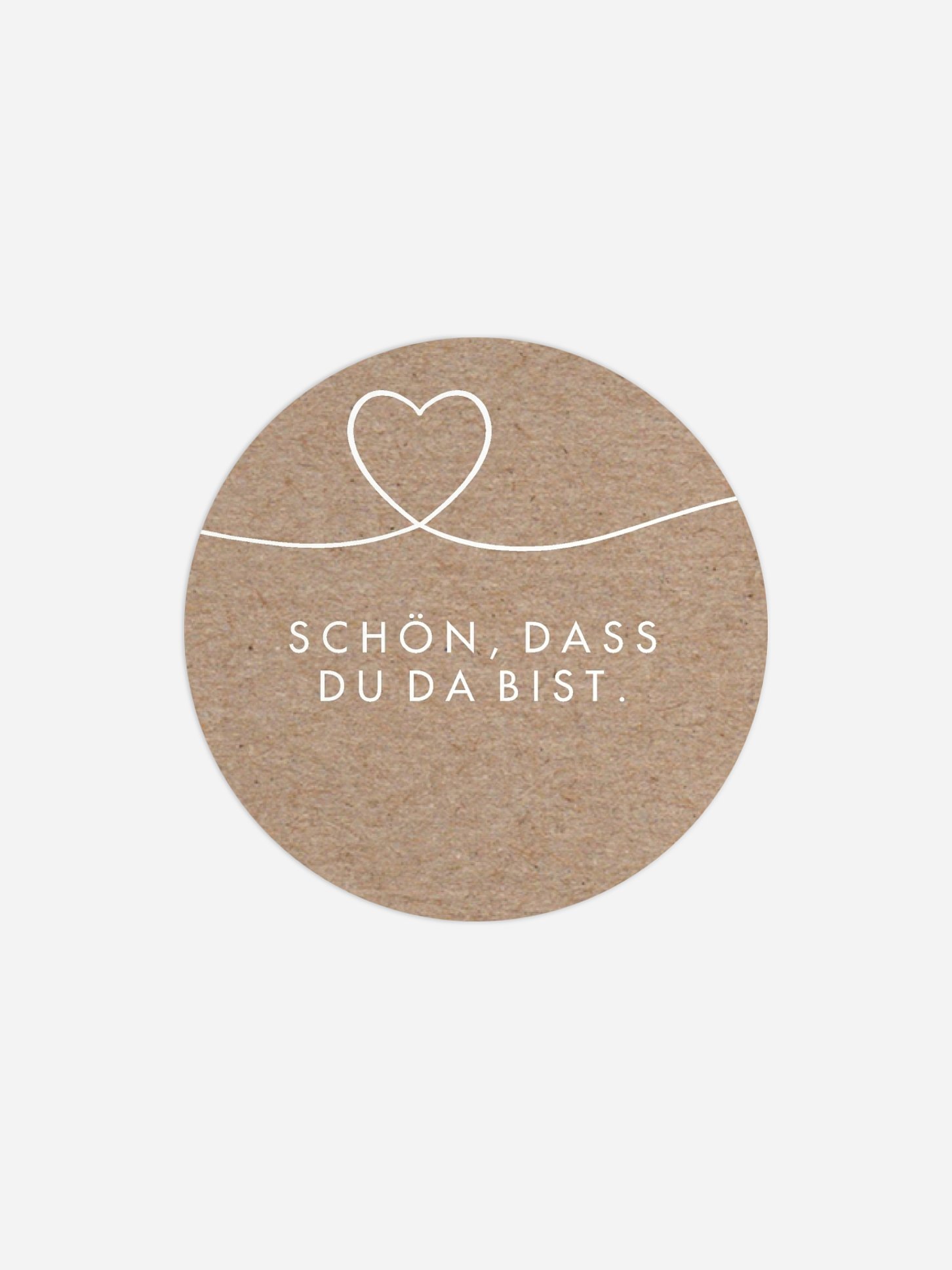 Geschenkaufkleber Hochzeit Herzglück