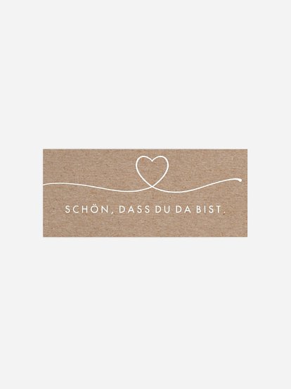 Geschenkaufkleber Hochzeit Herzglück