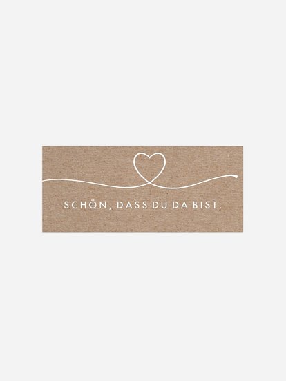 Geschenkaufkleber Hochzeit Herzglück