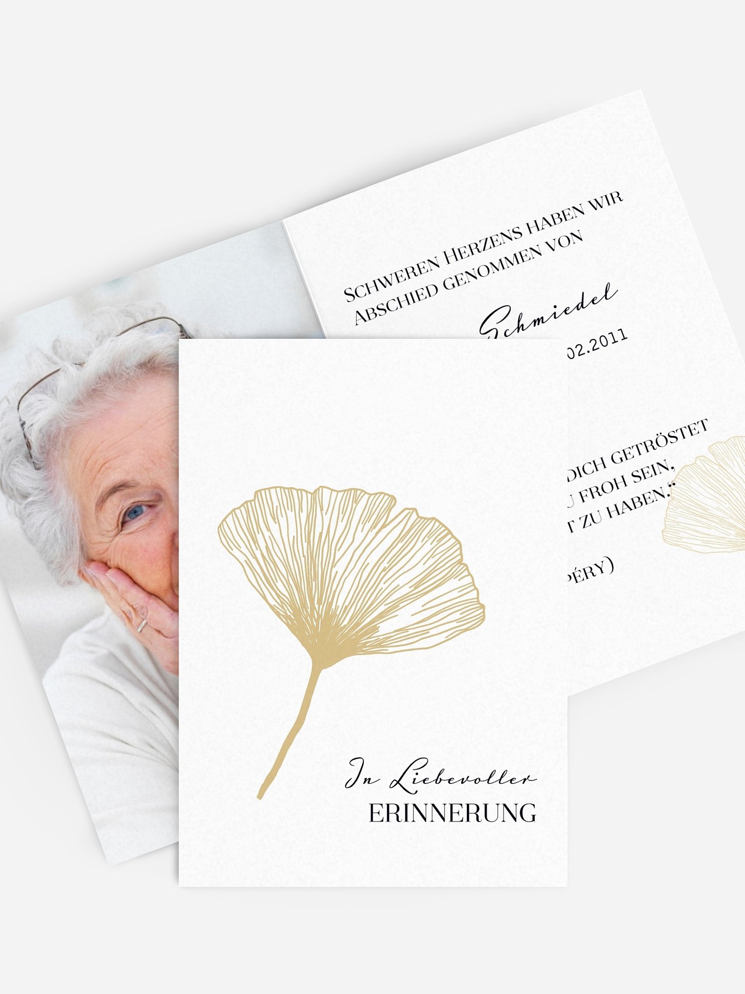 Sterbebild Ginkgo