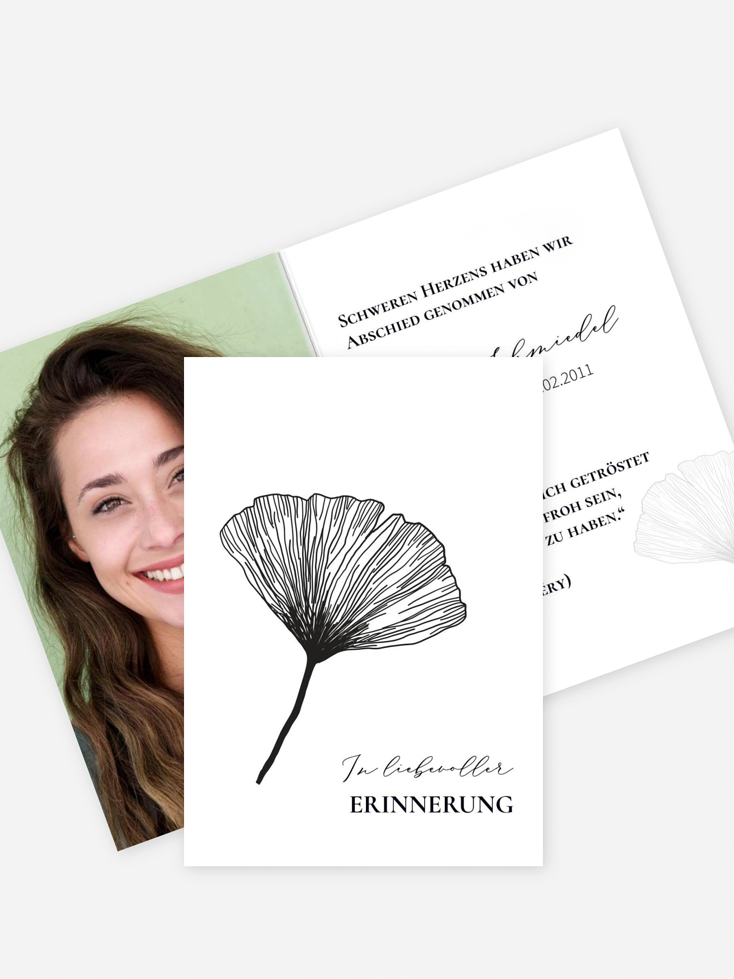 Sterbebild Ginkgo