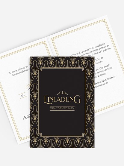 Partyeinladung Prunkvoll