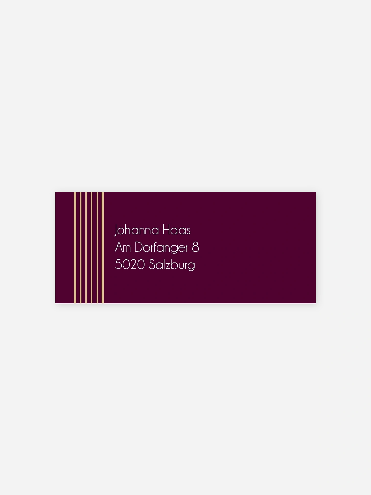 Absenderaufkleber Geburtstag Futuristic Invite