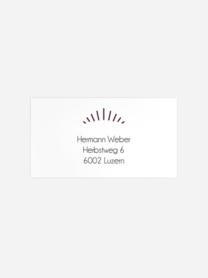 Empfängeraufkleber Party Futuristic Invite