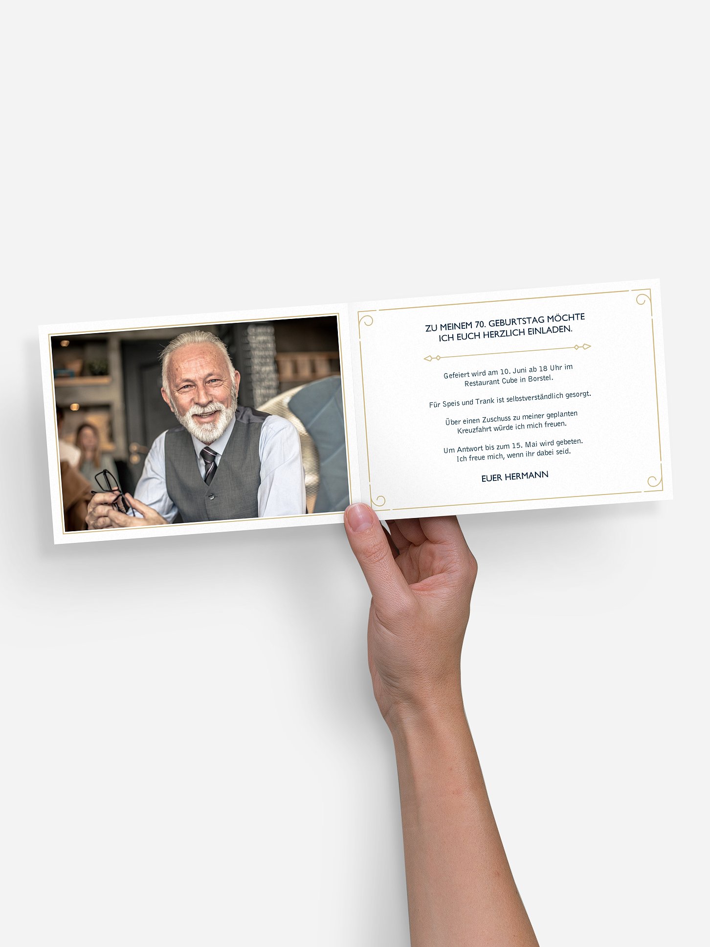 Einladung 70. Geburtstag Vergangene Zeiten