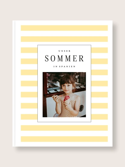Fotobuch Hardcover Sommerstreifen