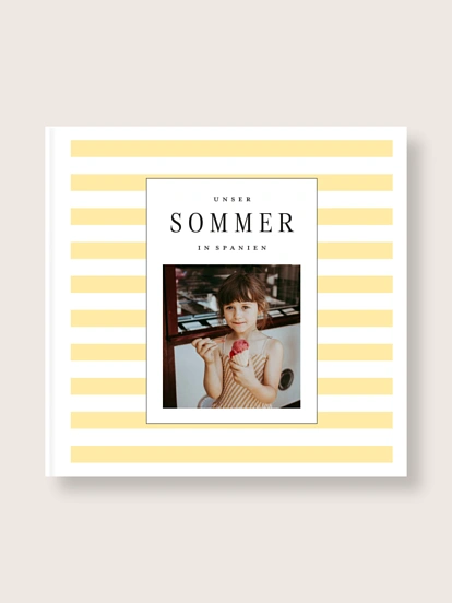 Fotobuch Hardcover Sommerstreifen