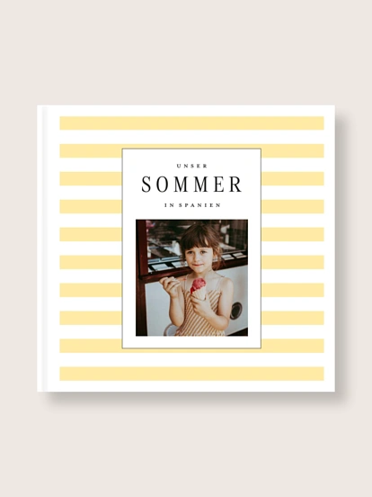 Fotobuch Hardcover Sommerstreifen